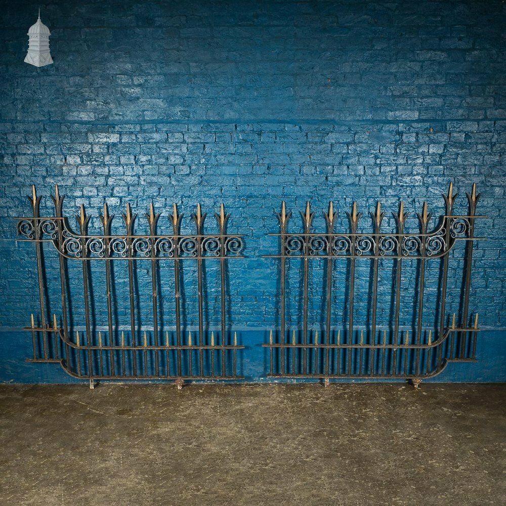 Early 19th C Norwich 'Boulton & Paul' Cast Iron Railings   45ft Run photo furniture