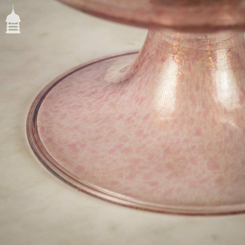 A Venetian Murano Glass Tazza With Gold Fleck Inclusions, Probably 17th C photo buy