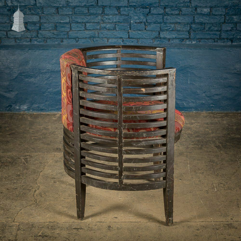 Art Deco Ebonised Tub Chairs From A Hotel In Bombay photo Furniture