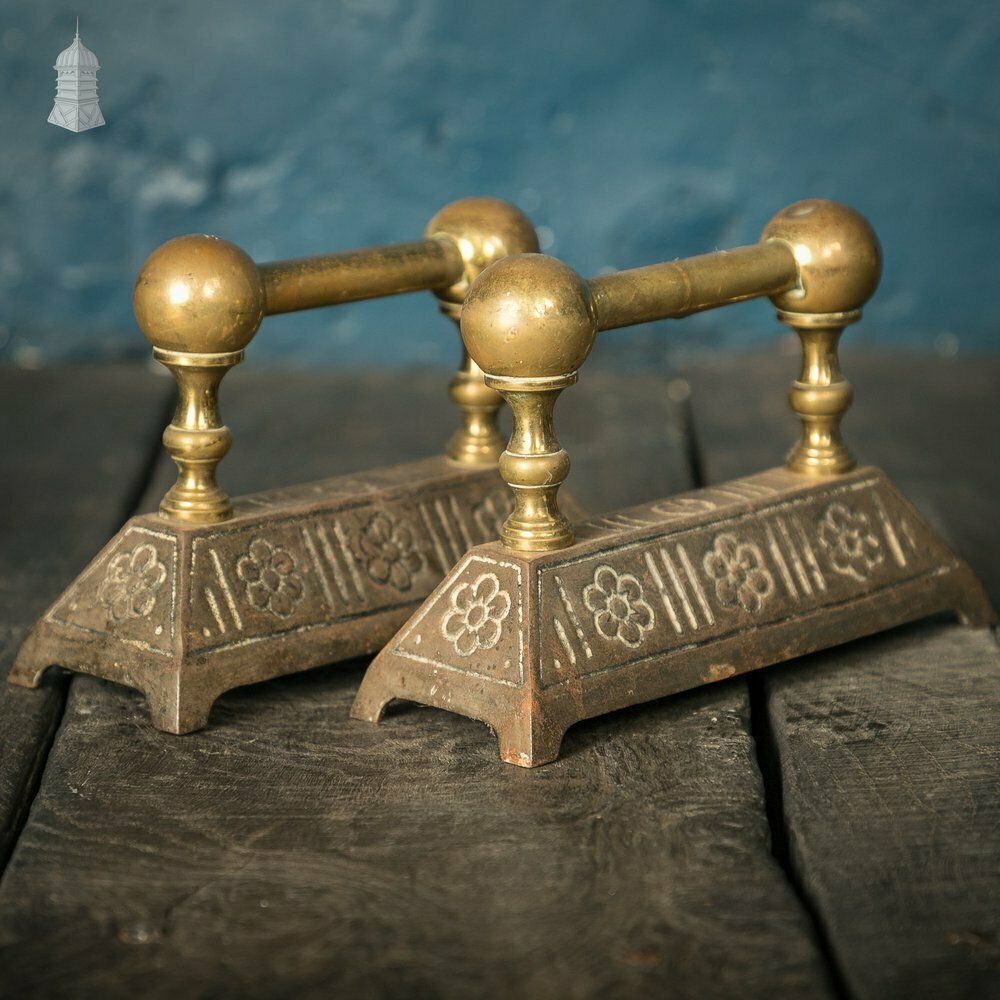 Pair Of Victorian Companion Set Rests photo furniture