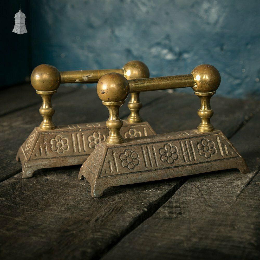 Pair Of Victorian Companion Set Rests photo vinterior