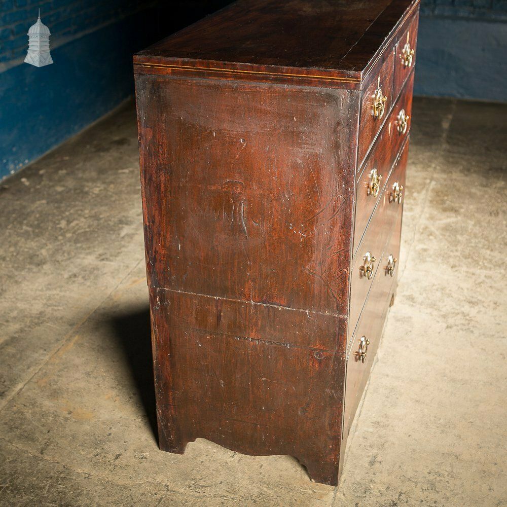 photo furniture Circa 1740 Mahogany Travelling Chest With Nelson Commemorative Handles