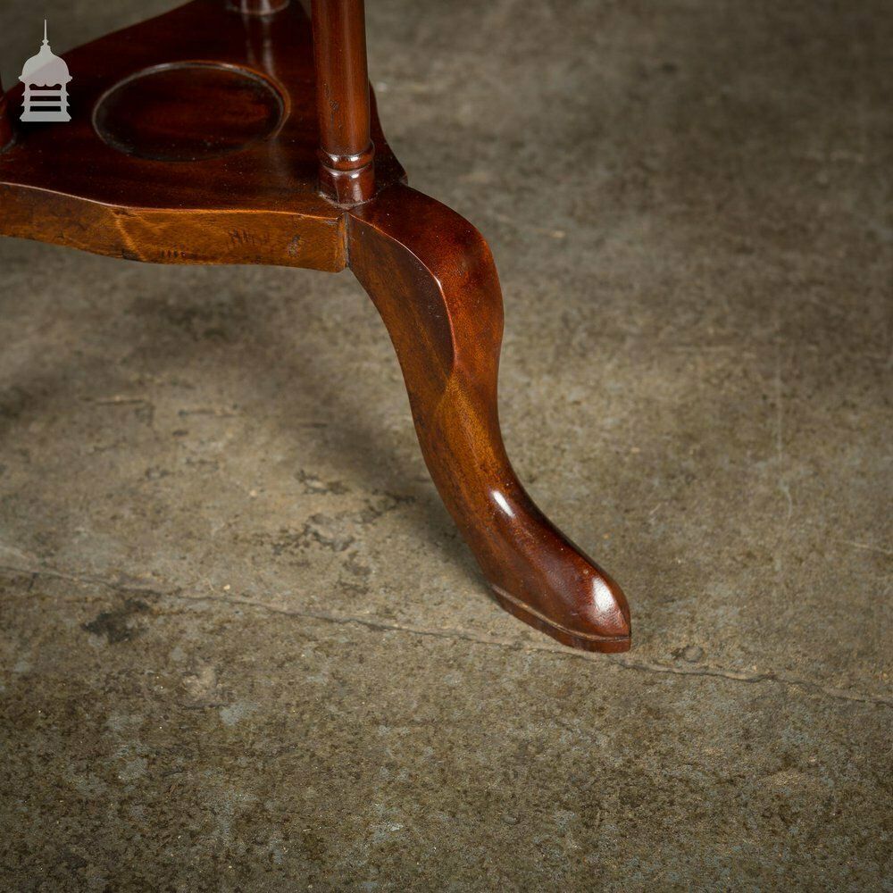 19th C Mahogany Jardinière Stand With Twist Detail photo Furniture