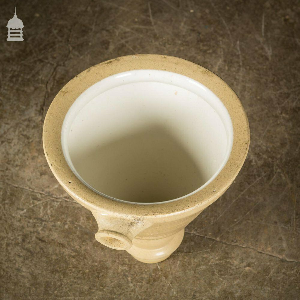 19th C Cane And White Conical Wc Toilet Pan