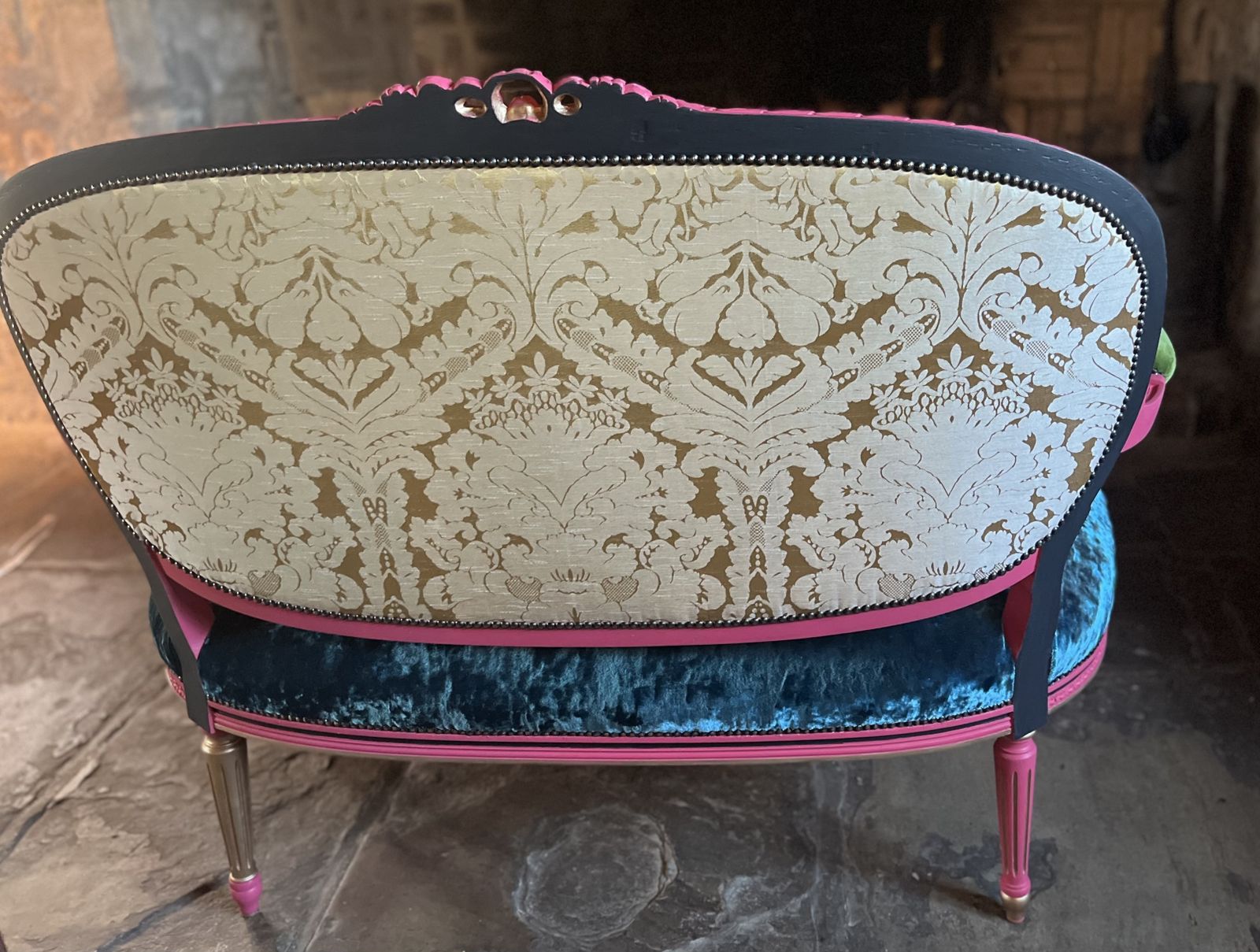Ornate, French Vintage Style, Two Seater Sofa photo Furniture