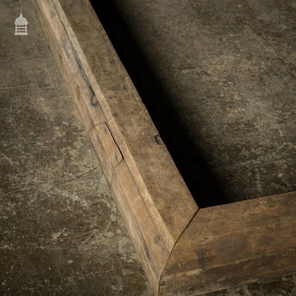 17th C Oak Farmhouse Fireplace Fender photo 810.0