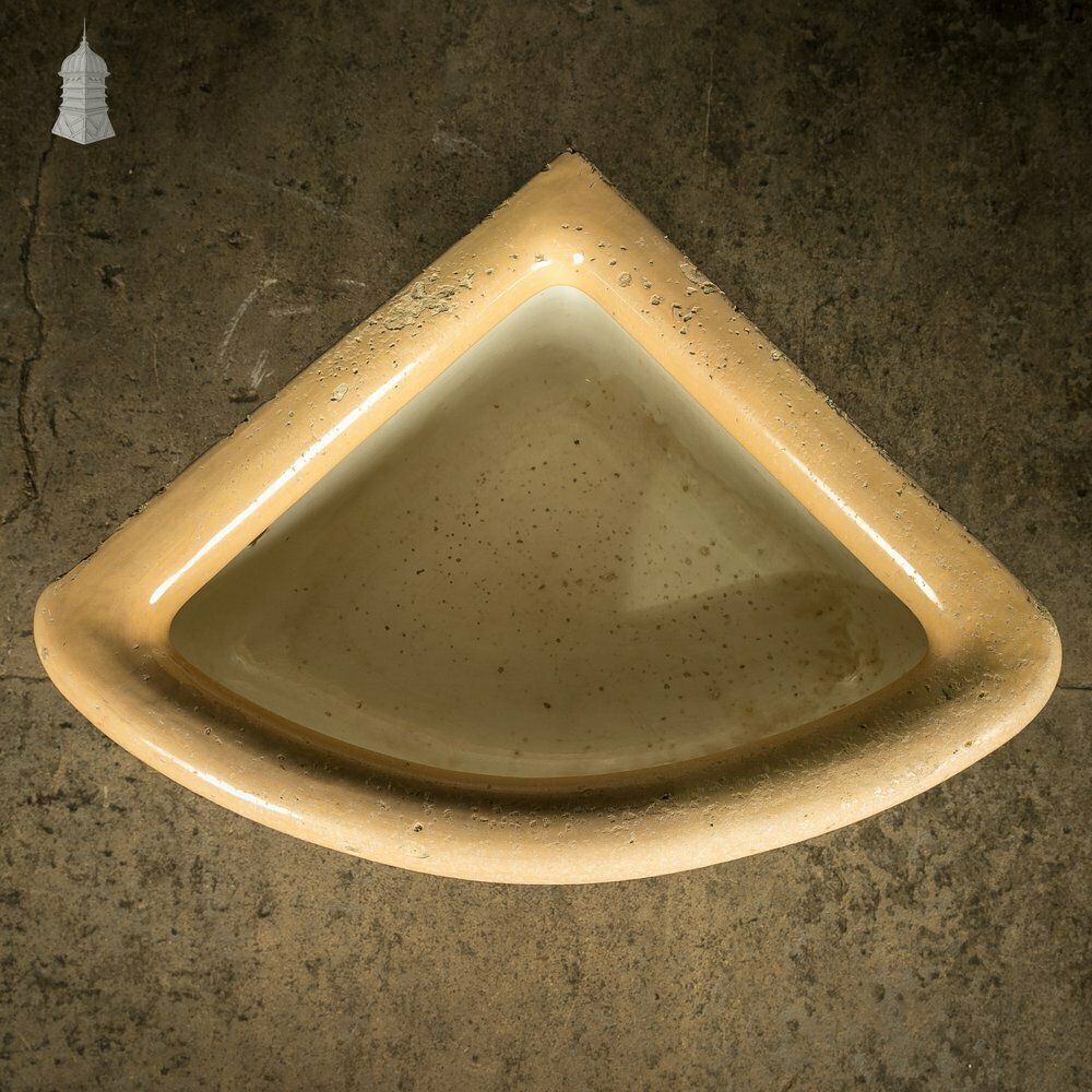 Period Cane And White Corner Trough Sink Planter photo Garden Decor
