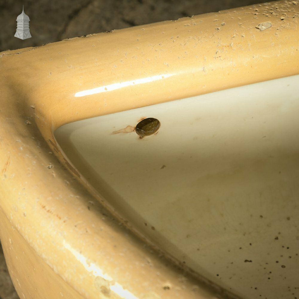 Period Cane And White Corner Trough Sink Planter photo buy