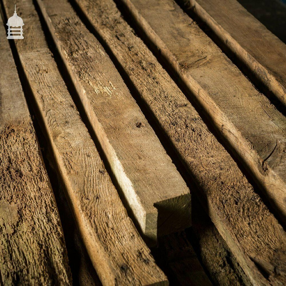 Batch Of Original 17th C Oak Ceiling Joists photo vintage