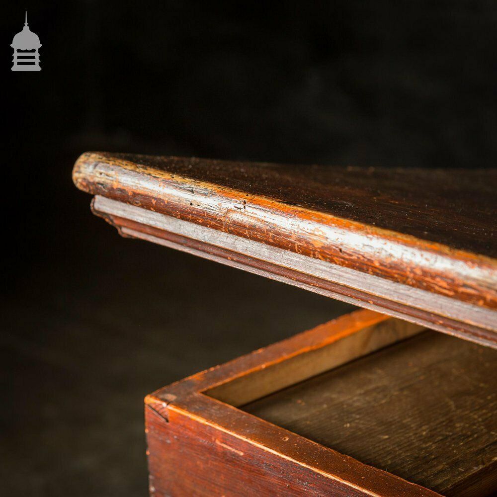 Stunning Georgian Painted Blanket Box Chest Trunk With Hidden Internal Compartment photo 870.0