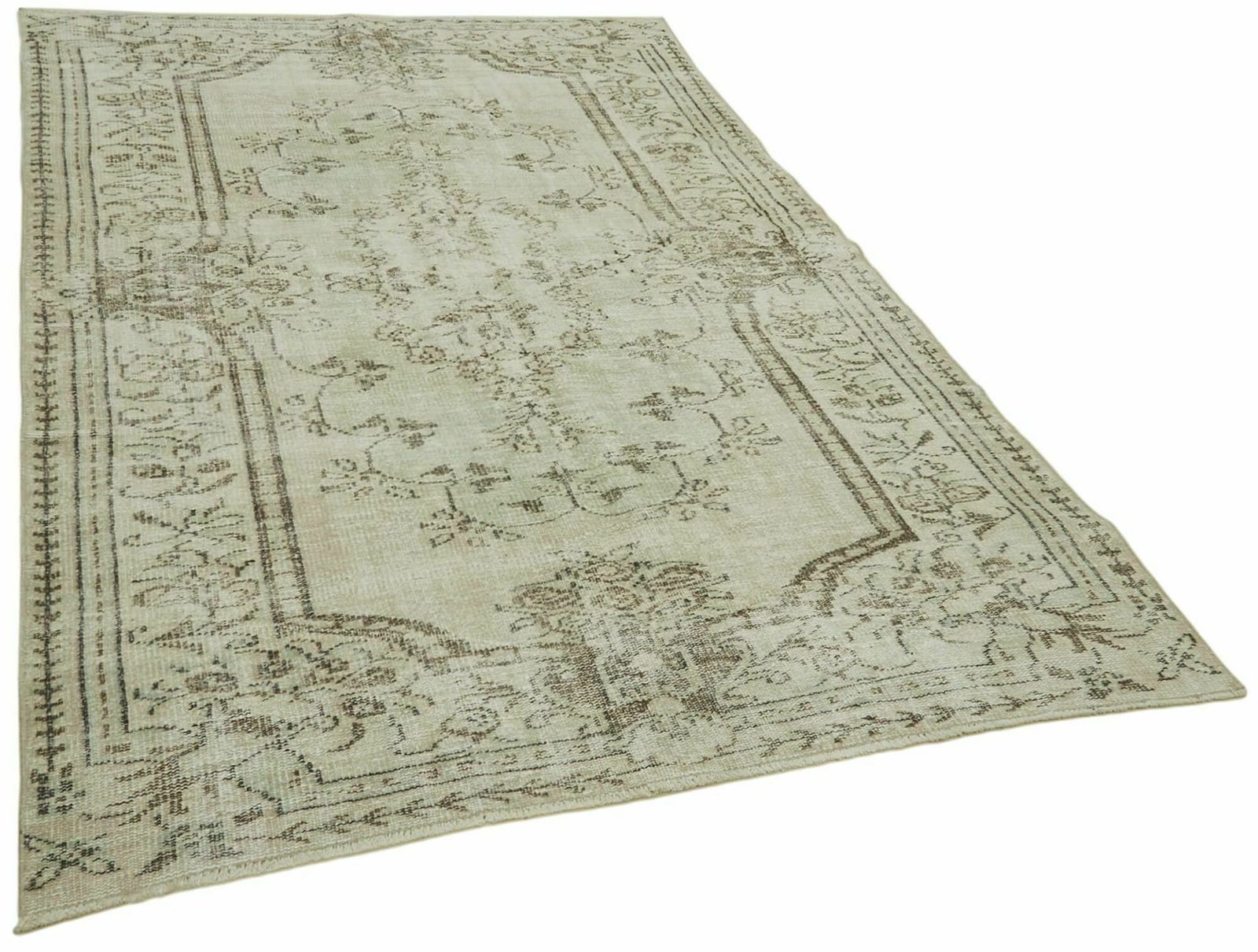 5x8 Beige Turkish Vintage Area Rug   41811 photo furniture