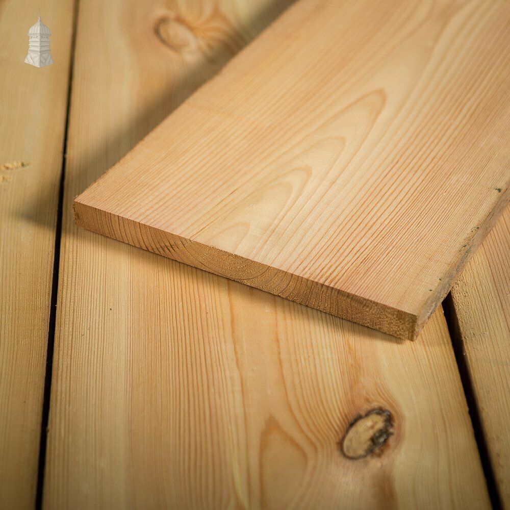 Batch Of 65 Square Metres Of 9 Inch Wide Pine Floorboards Cut From Floor Joists Salvaged From Norwich Castle