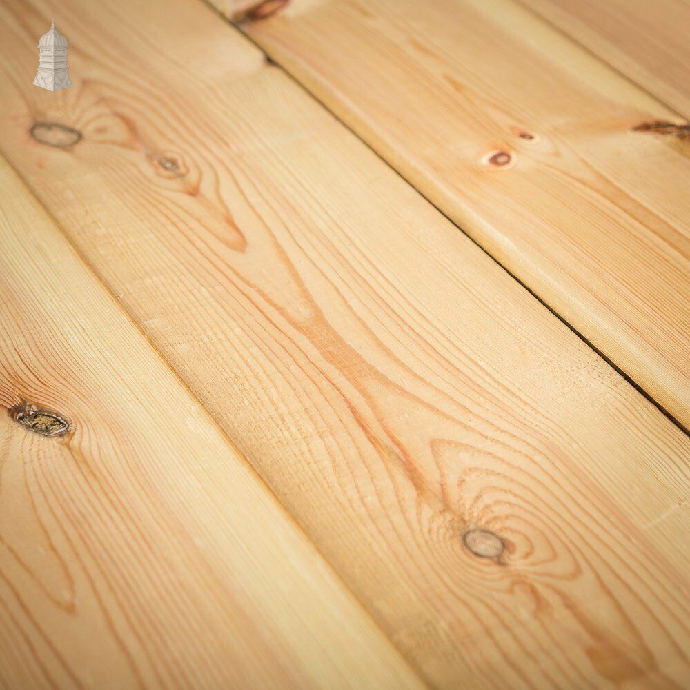 Batch Of 65 Square Metres Of 9 Inch Wide Pine Floorboards Cut From Floor Joists Salvaged From Norwich Castle photo buy