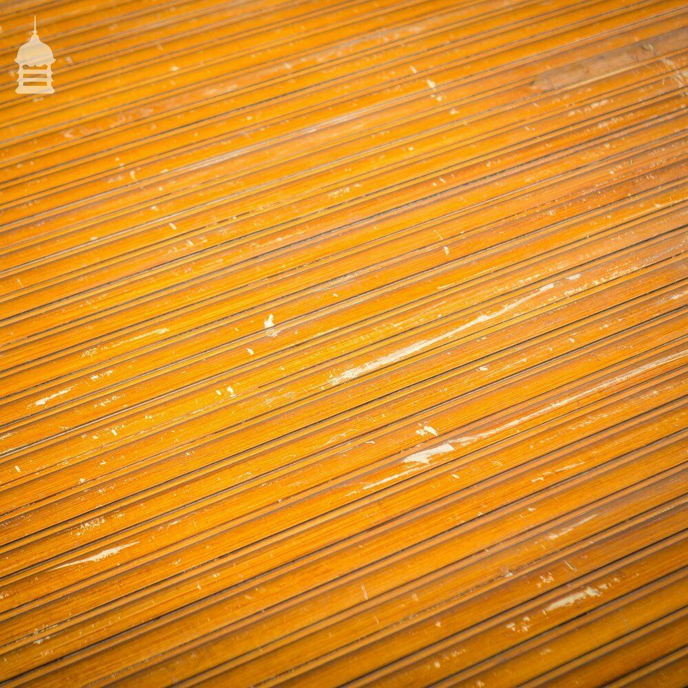 photo for sale 19th C Pitch Pine Roller Shutter With Grained Finish By Haskins Of London
