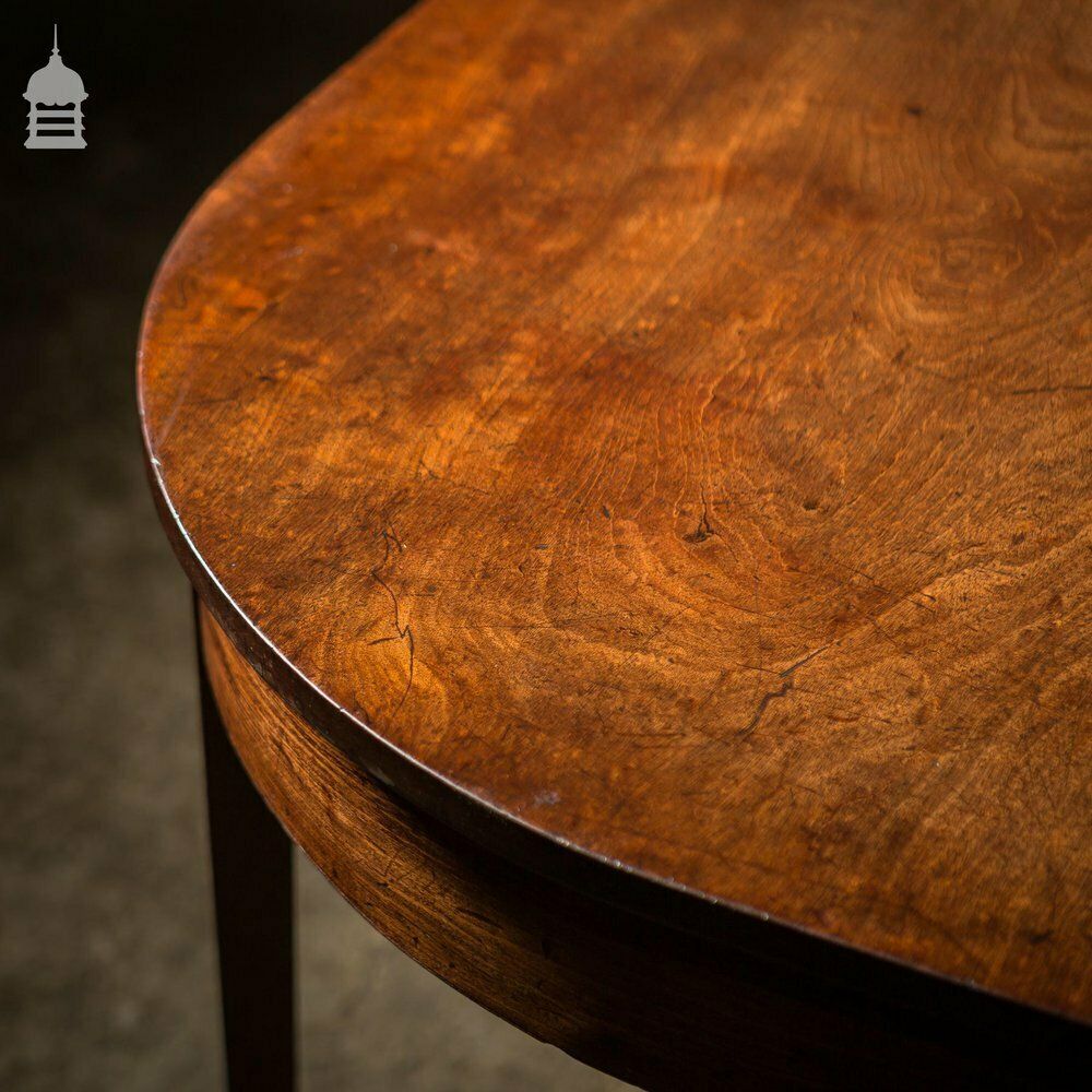 Pair Of Regency Mahogany Single Plank Console Tables With Tapered Molded Legs photo buy