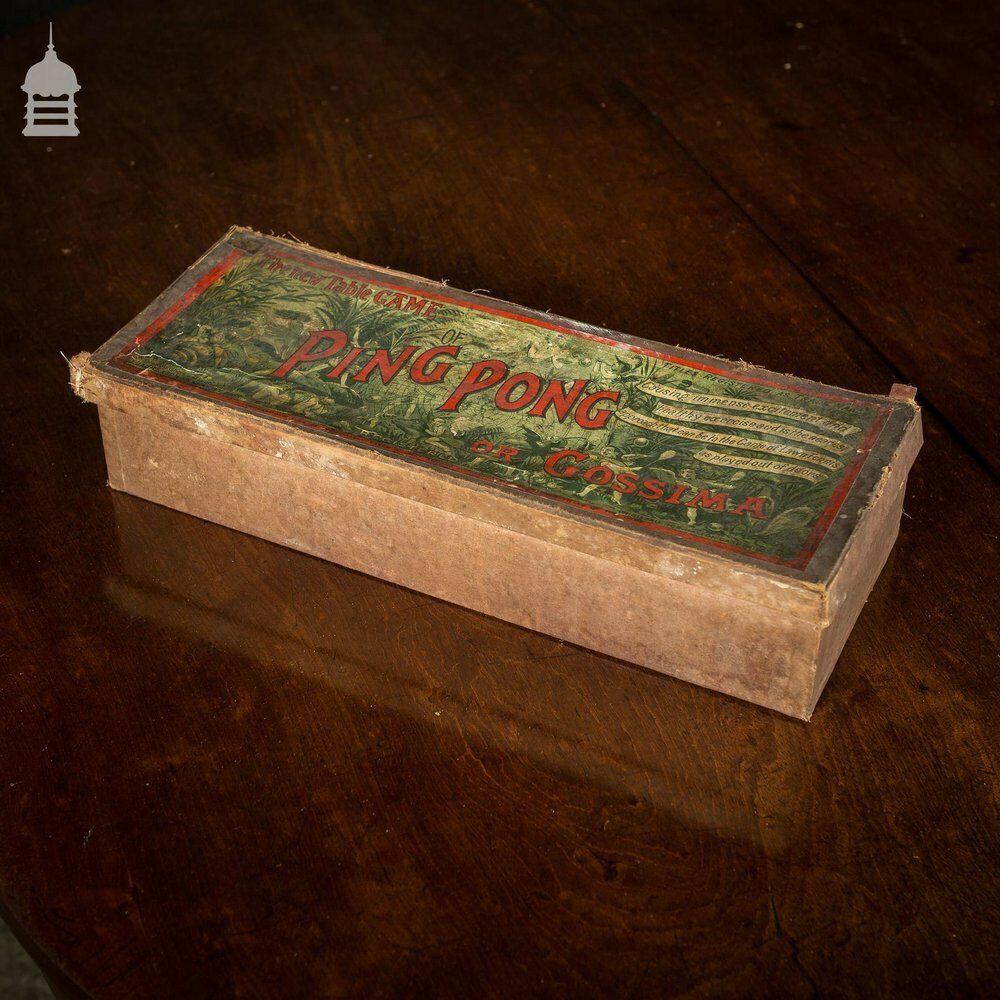 photo buy J. Jaques & Son Original 1901 Boxed Hamleys The New Table Game Of Ping Pong Or Gossima
