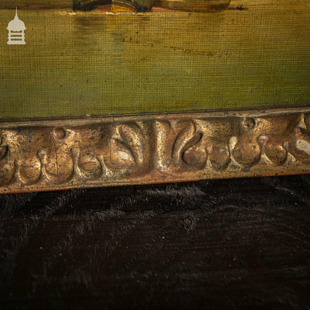 photo furniture Set Of Three Early 19th C Nautical Maritime Oil Painting Seascapes