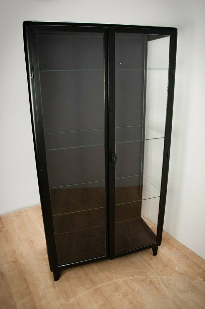 Vintage Industrial Medical Cabinet, 1950s