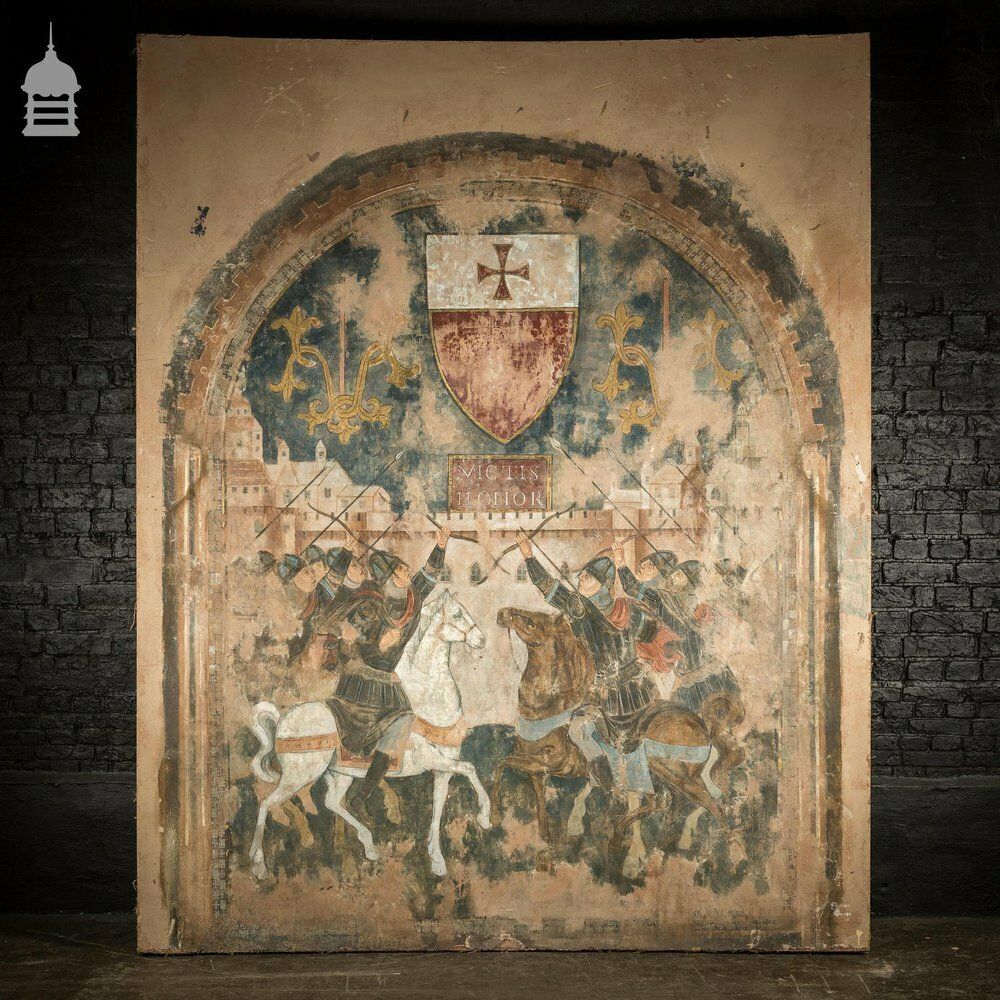 Large 10ft X 8ft Hand Painted Assassin’s Creed Movie Set Background Sc5 photo vintage