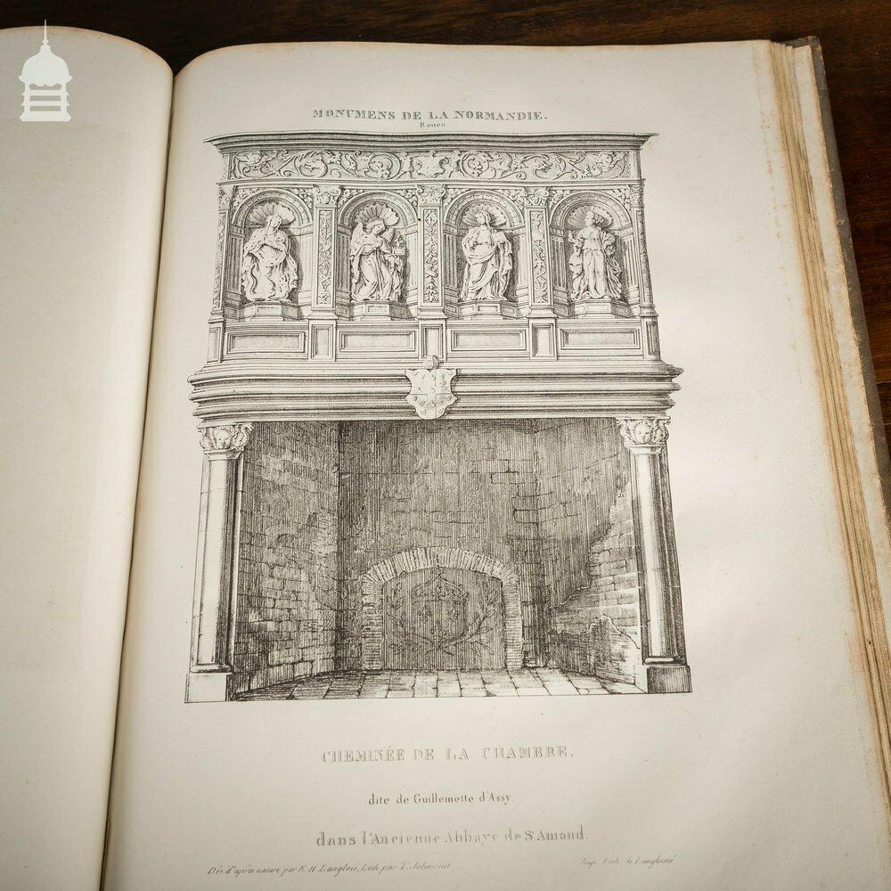 photo buy Rare Original Par F.T. De Jolimont Book Of 'Most Remarkable Monuments Of The City Of Rouen' 1823