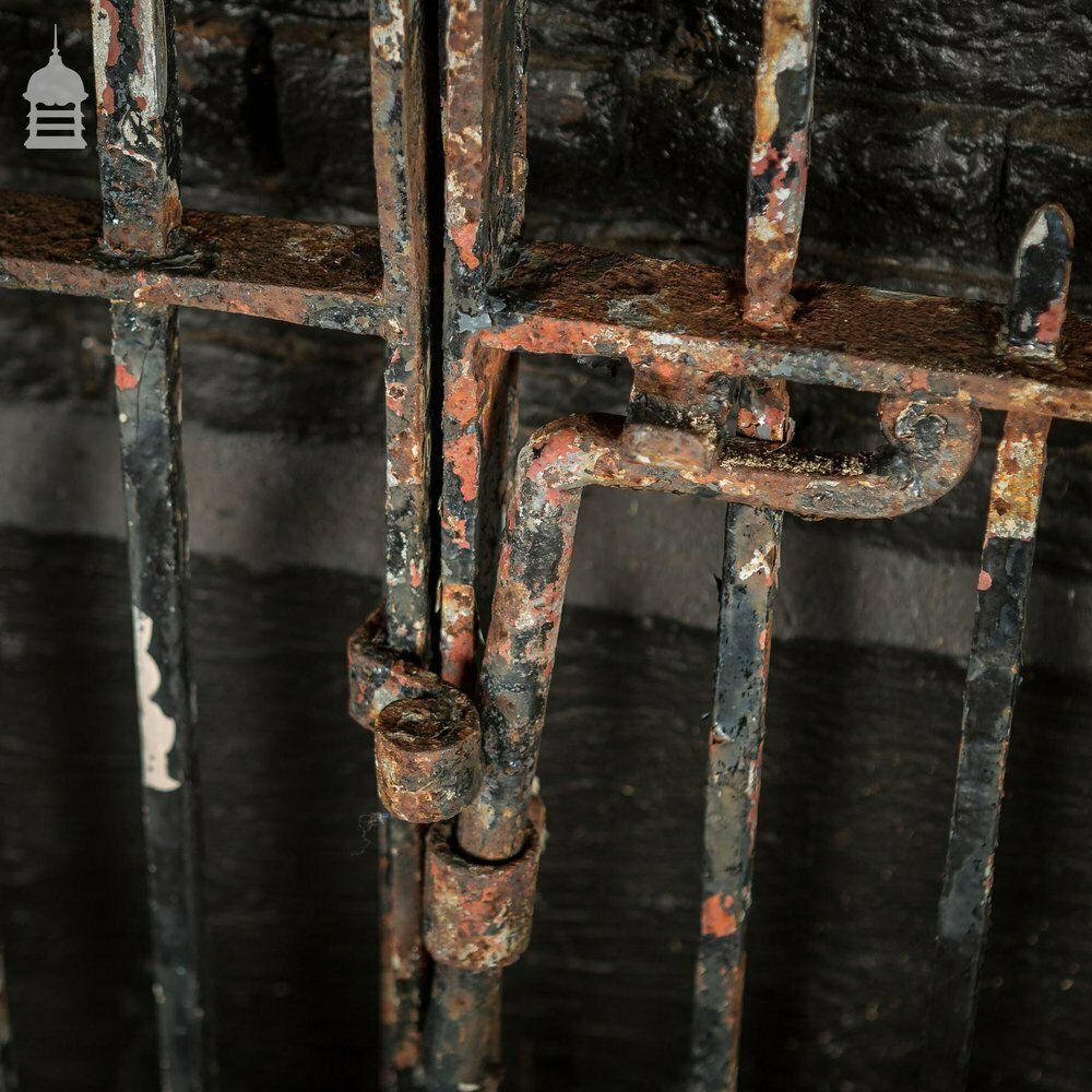 Stunning Pair Of 19th C Wrought Iron Driveway Gates
