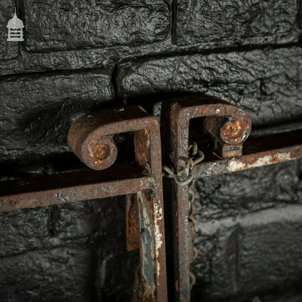 photo for sale Stunning Pair Of 19th C Wrought Iron Driveway Gates