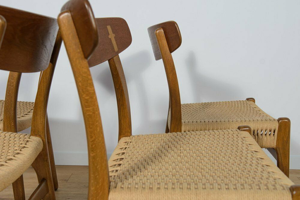 Mid Century Dining Chairs Ch23 By Hans J. Wegner For Carl Hansen & Son, 1960s, Set Of 4 photo vintage