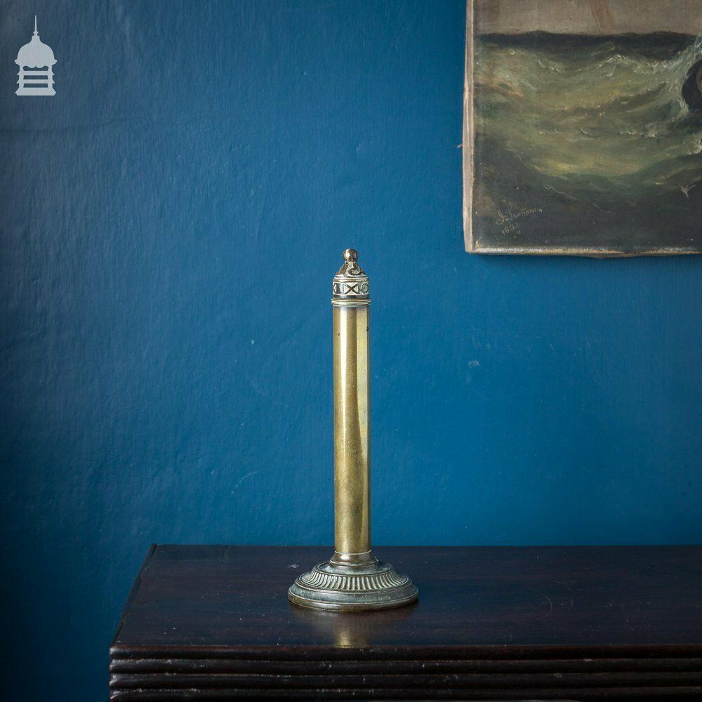 Victorian Privacy Shield Fan In A Decorative Brass Stand photo for sale