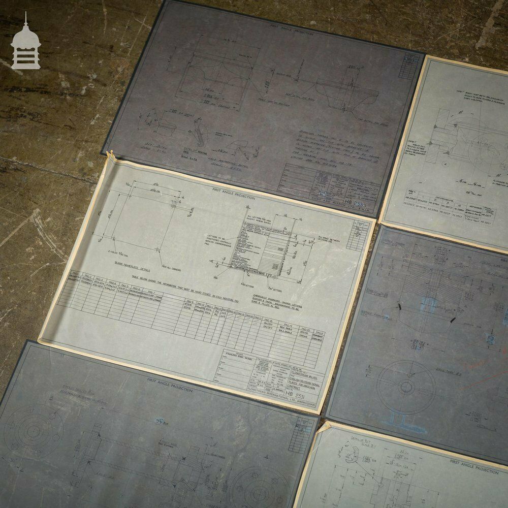 60 Pages Of Industrial Drawings Plans Schematics photo for sale