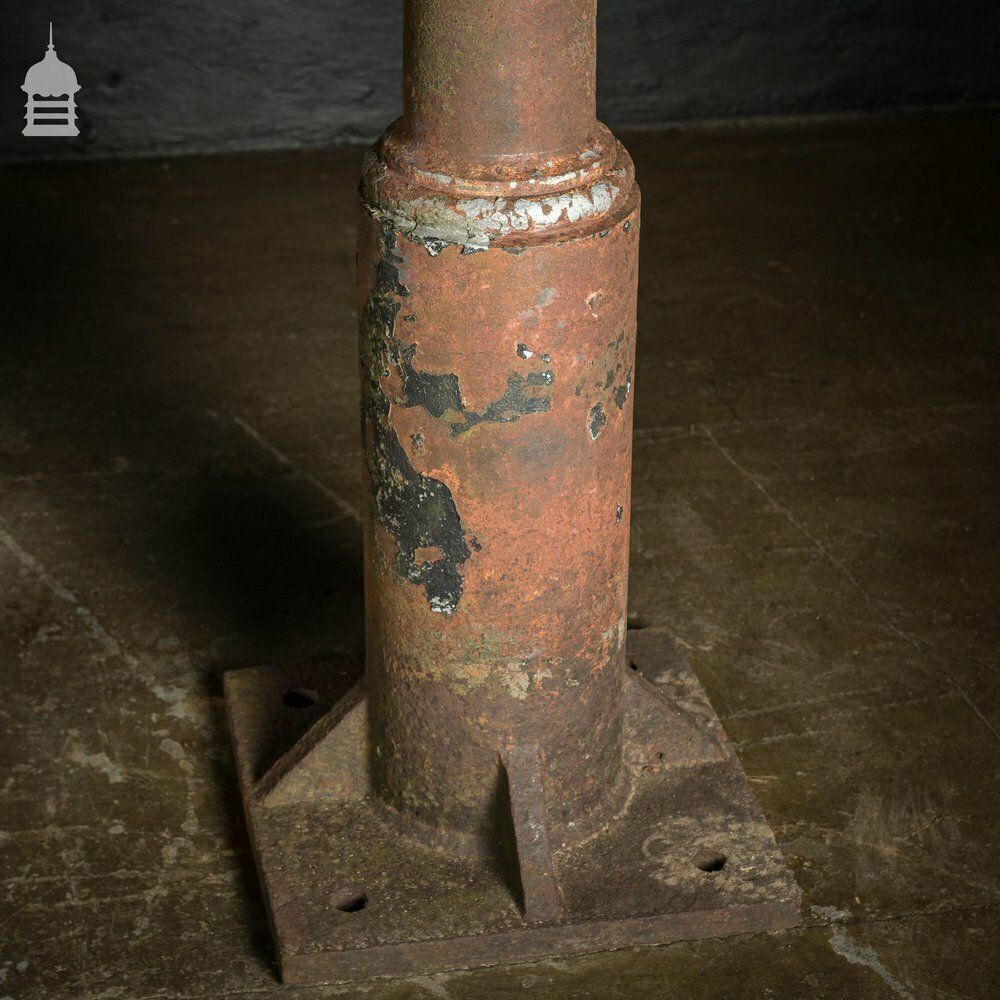 Set Of 4 19th C Cast Iron Columns Pillars Stanchions photo Home Decor