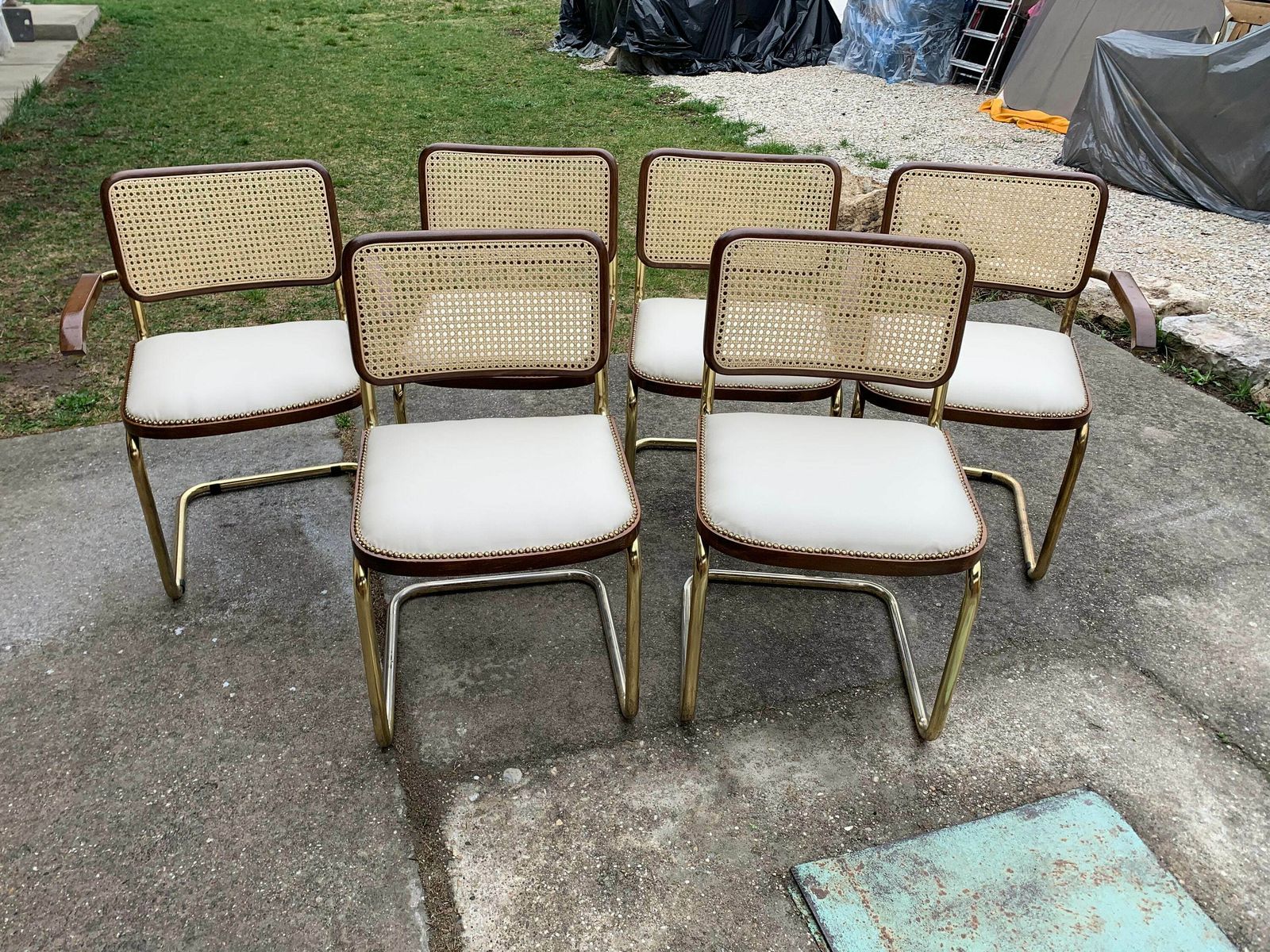 Marcel Breuer Cesca Chairs Italy 1970
