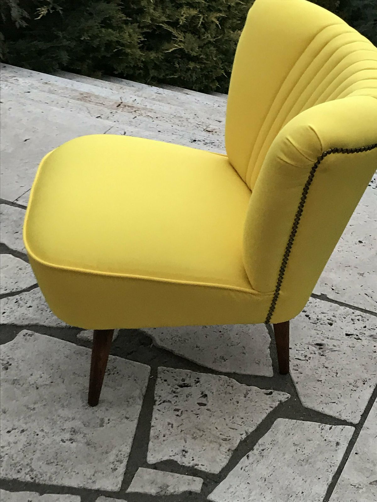 Yellow Cocktail Chair, 1960s, Vintage photo vintage