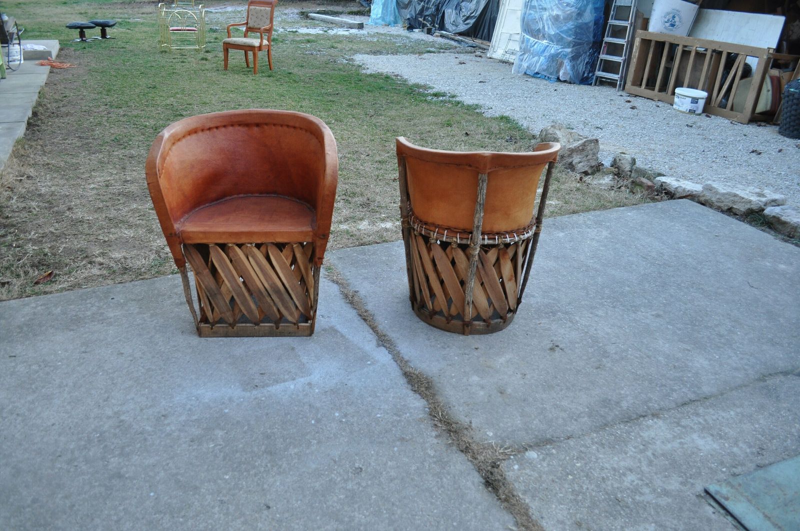 Mexican Dining Chair By Wim Rietveld, Set Of 2 photo vintage