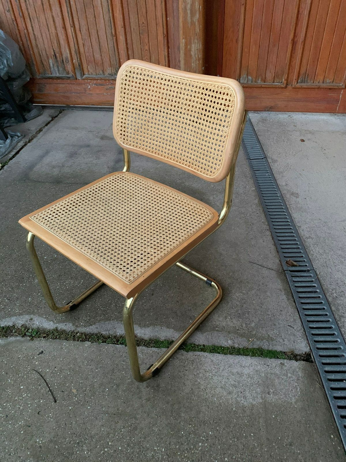 Mid Century Modern Italian Marcel Breuer B32 Cesca Chair, 70s photo for sale