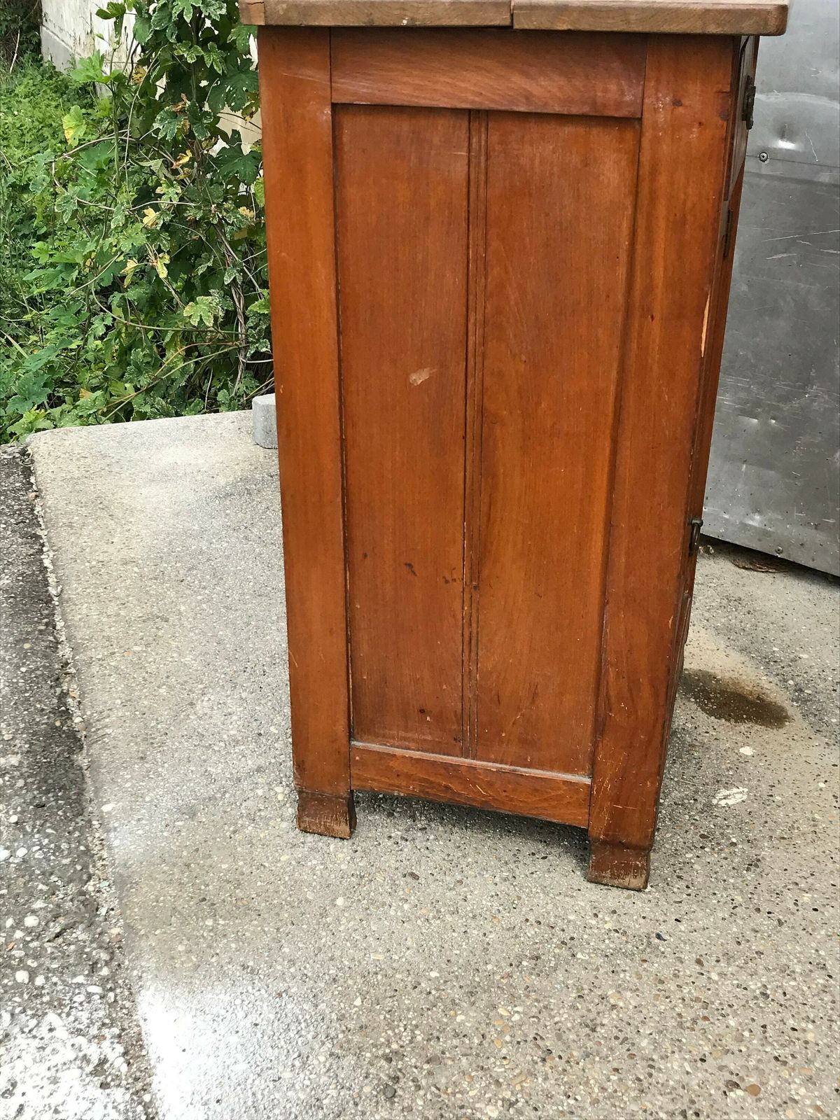 Antique Rustic Pinewood Nightstand photo buy