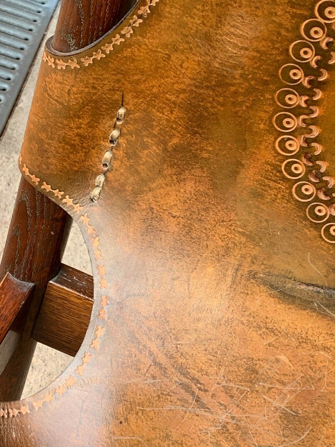 Craftsman Leather Chair From The 70's. photo buy