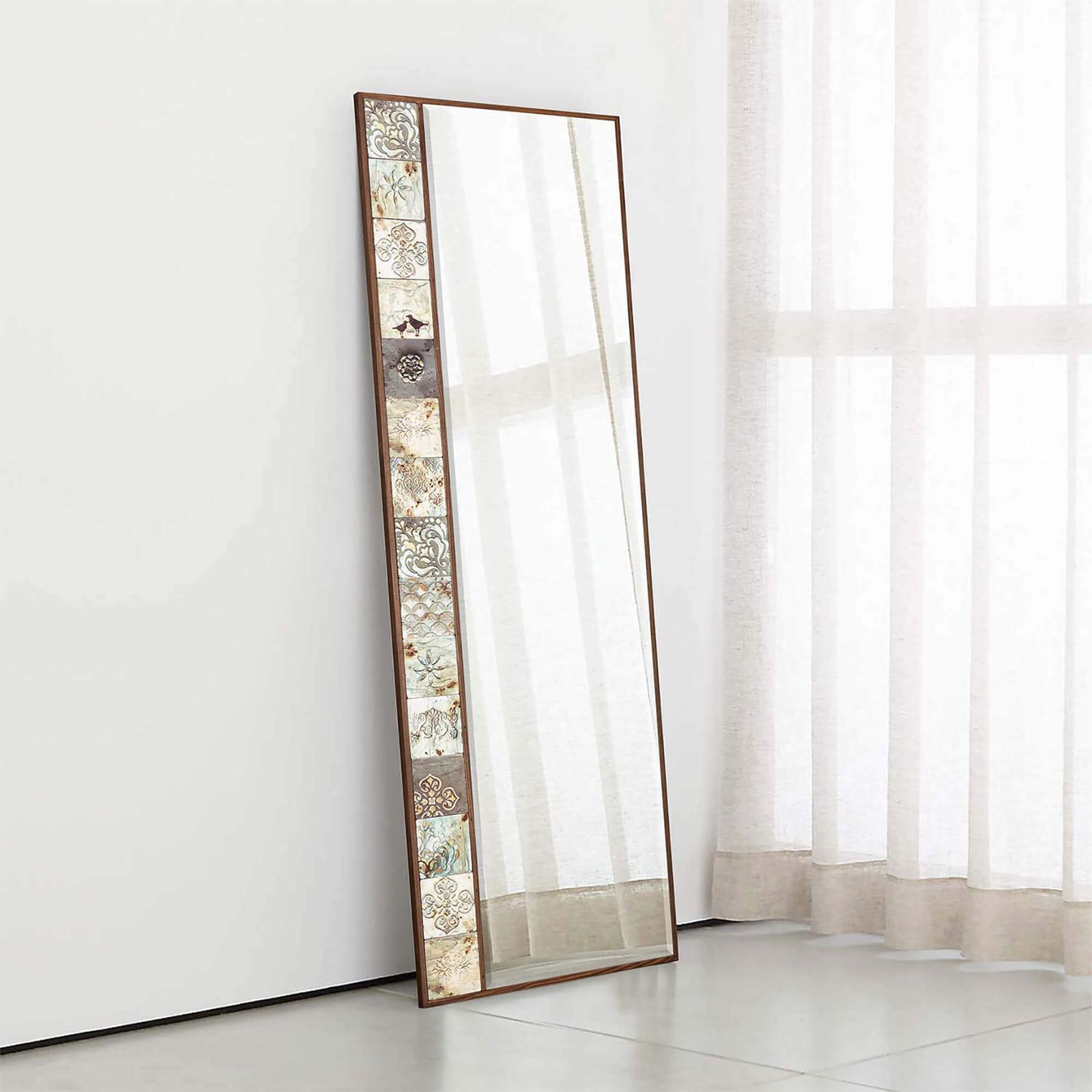 Kelley Handmade Wooden Framed Full Length Wall Mirror photo for sale