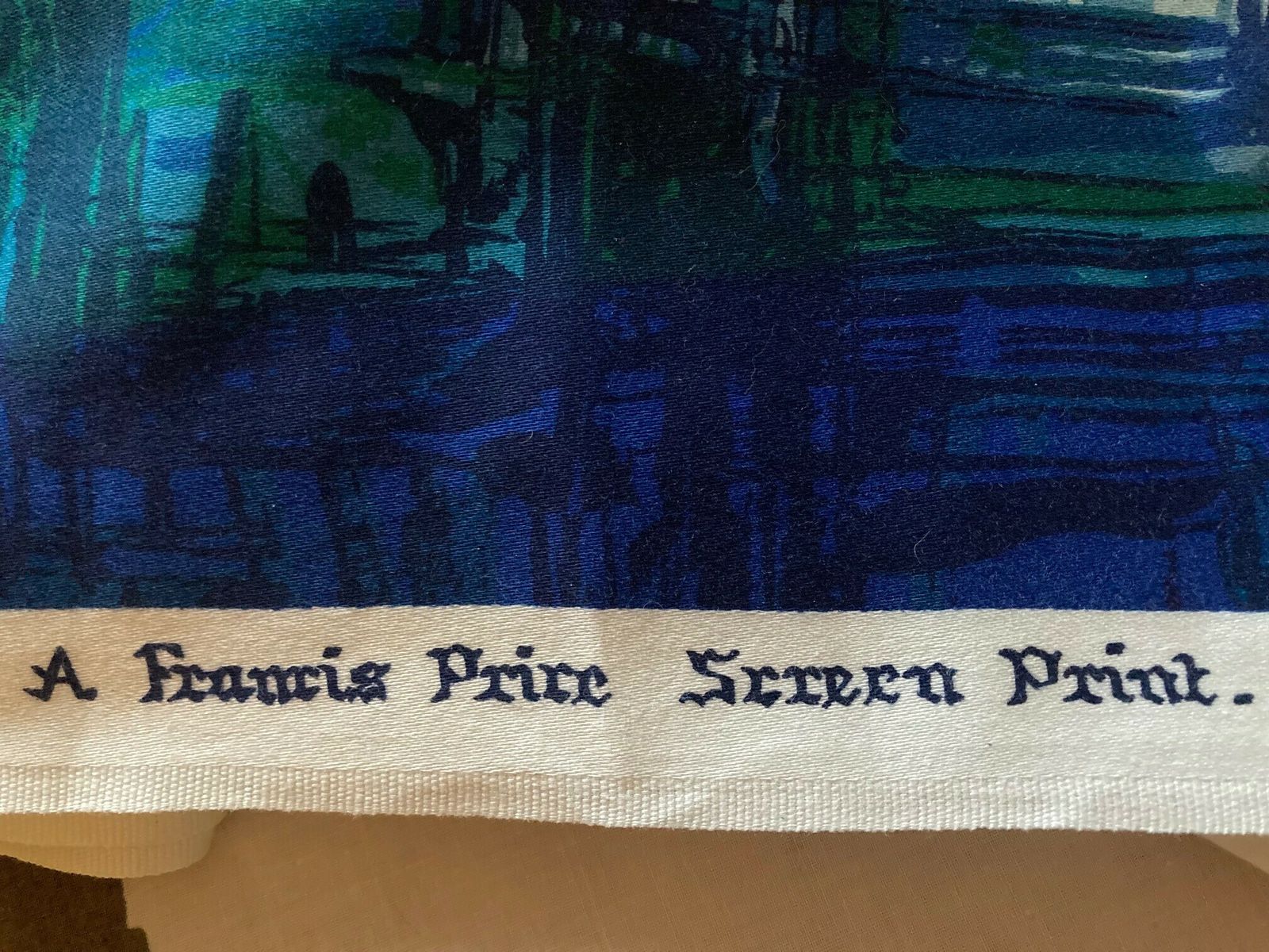Francis Price Fabric1960s Dayspring’. Glazed Cotton.9.1m X120cm.Old Stock.New photo for sale