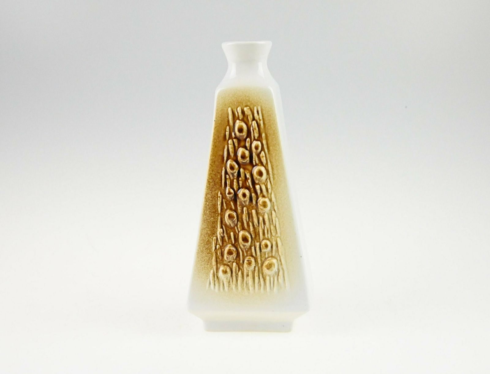 Vintage Czechoslovak Ceramic Vase   Timeless Elegance In Earthy Hues (1960 1970), Vintage Ceramic Vase, Czechoslovakian Pottery, Retro Vase photo 64.0