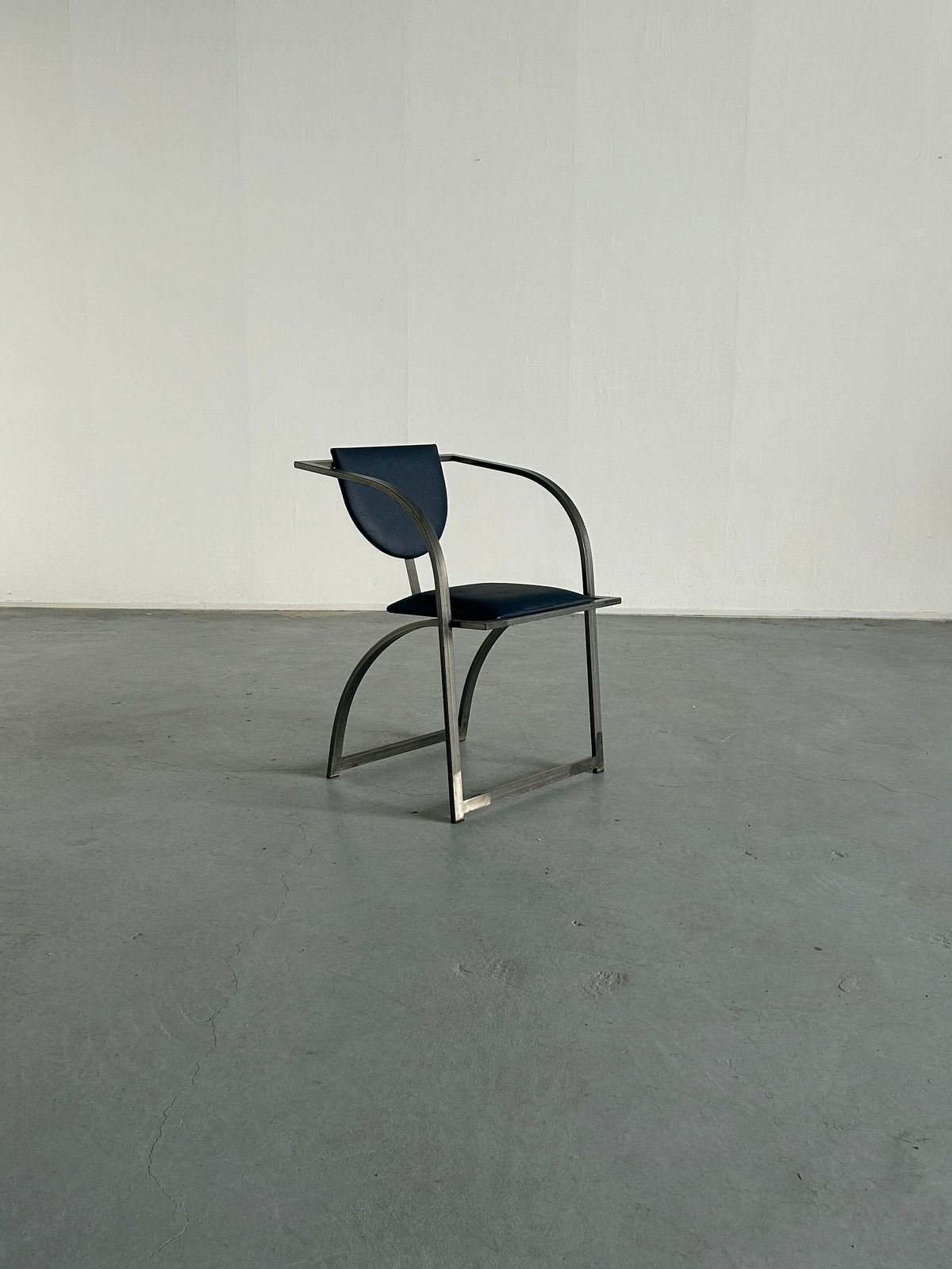 Memphis Design Postmodern Geometrical 'Cosinus' Chair By Karl Friedrich Förster For Kff, 1980s Germany, Industrial Design