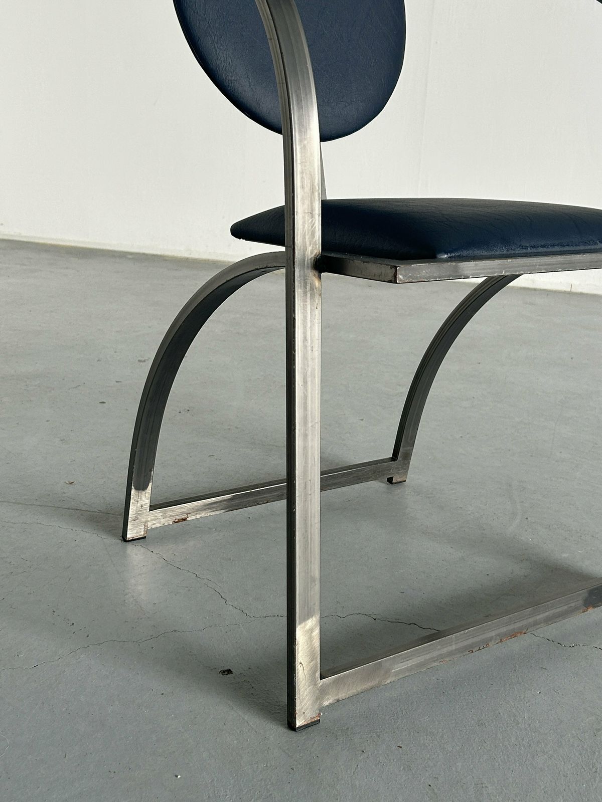 Memphis Design Postmodern Geometrical 'Cosinus' Chair By Karl Friedrich Förster For Kff, 1980s Germany, Industrial Design photo vinterior
