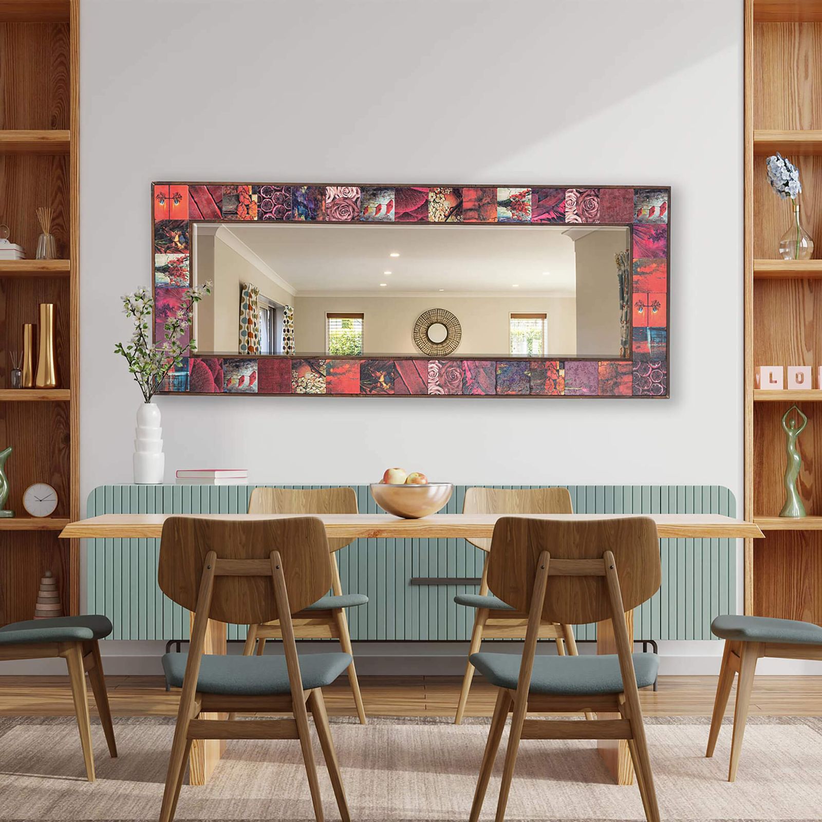 Rhoda Handmade Full Length Decorative Living Room Mirror photo for sale