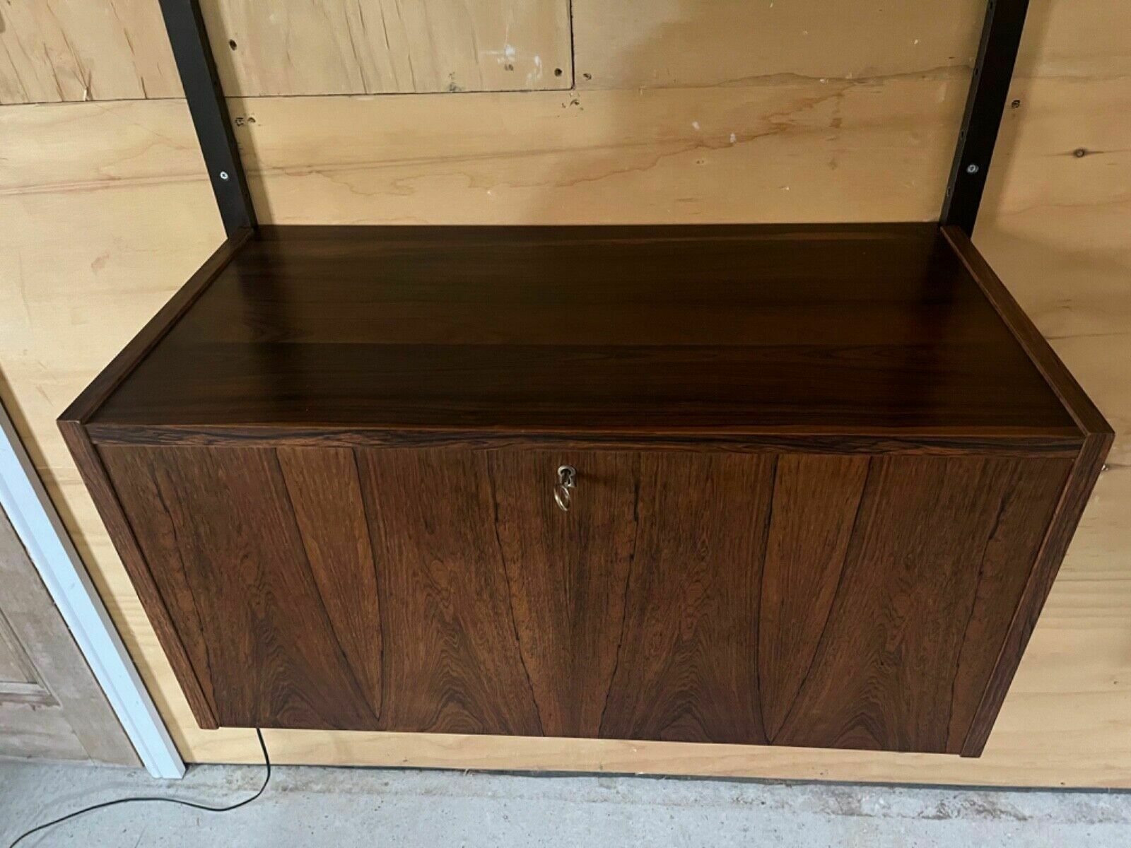 Danish Wall Unit In Rosewood By Poul Cadovius 1960’s Desk/Shelving photo vinterior