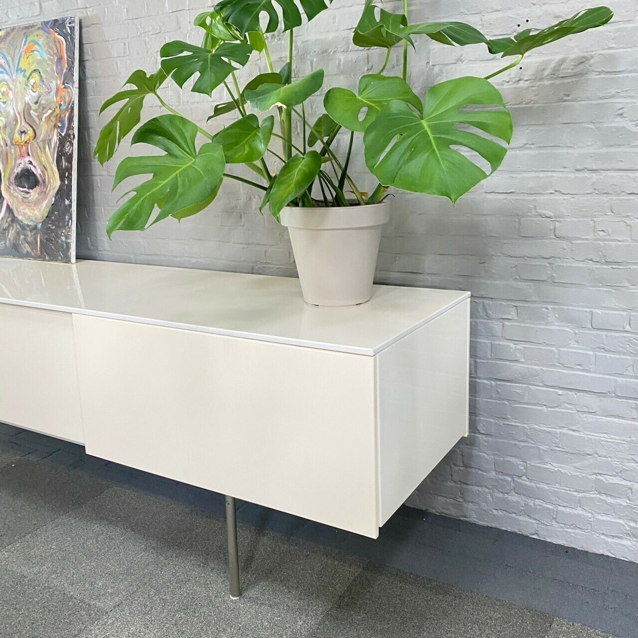Xilitalia Creme Lacquered Sideboard Door Antonio Citterio & Paolo Nava photo buy