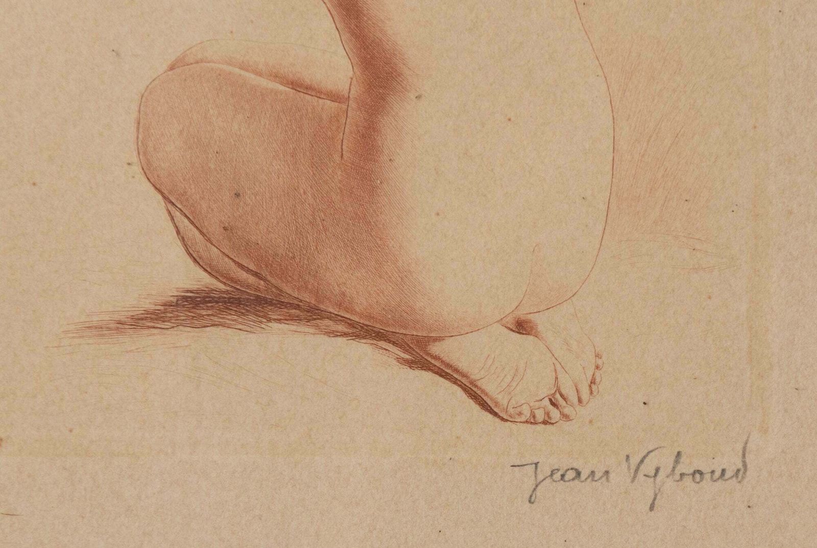 Jean Auguste Vyboud   Two Nude Life Studies photo 882.0