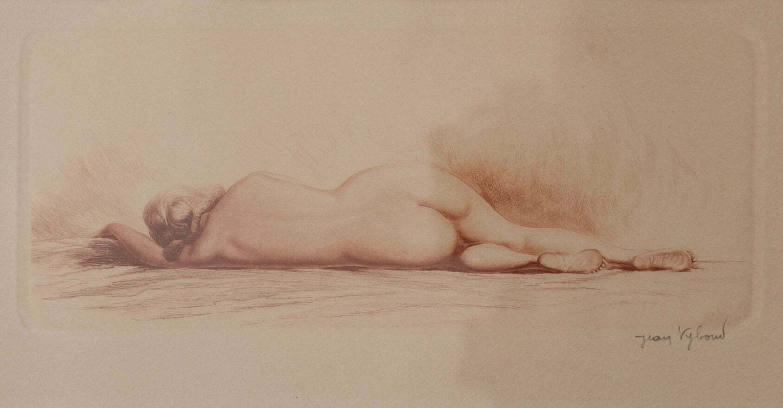 Jean Auguste Vyboud   Two Nude Life Studies photo buy