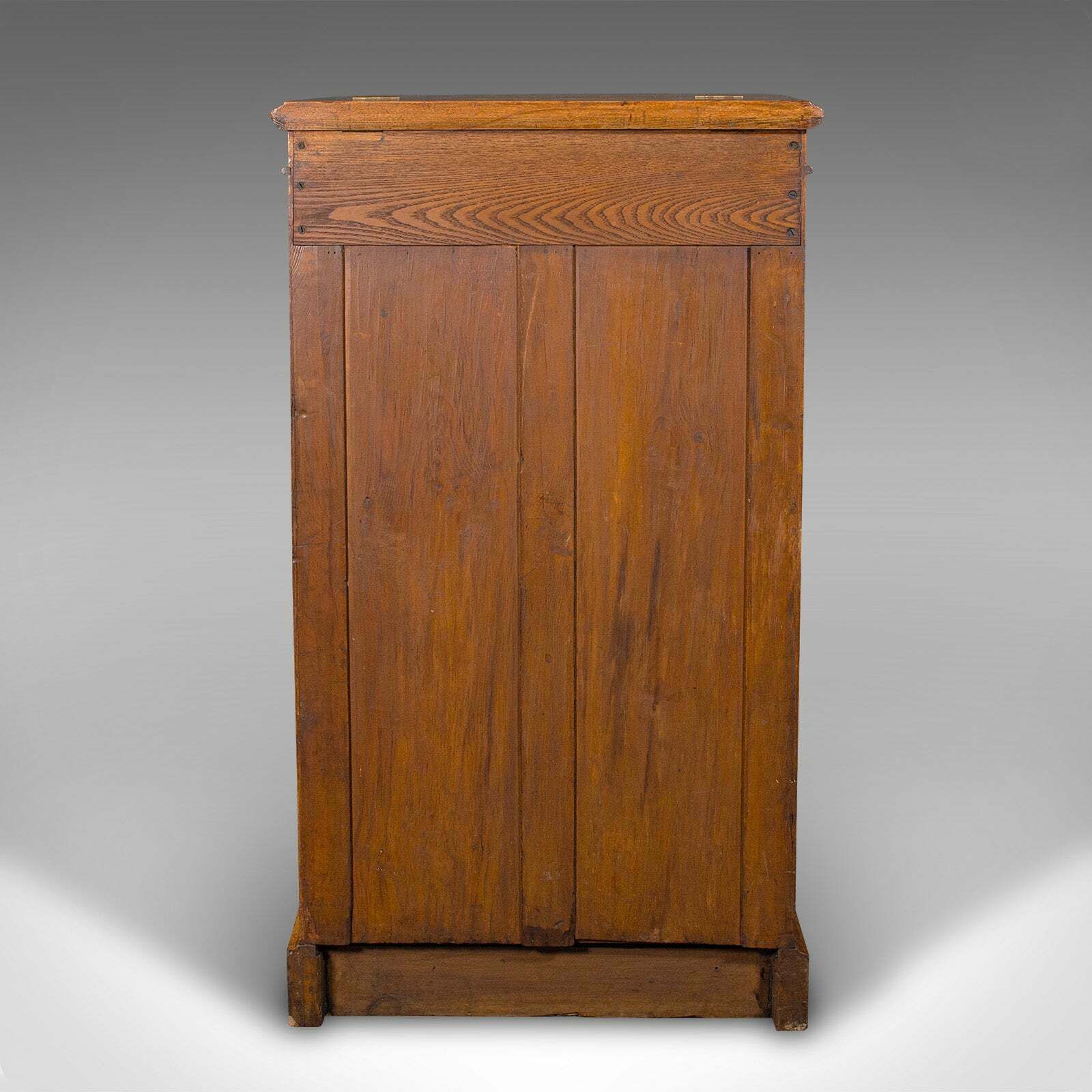Antique Banker's Chest Of Drawers, English, Oak, Tallboy, Maple & Co, Victorian photo vinterior