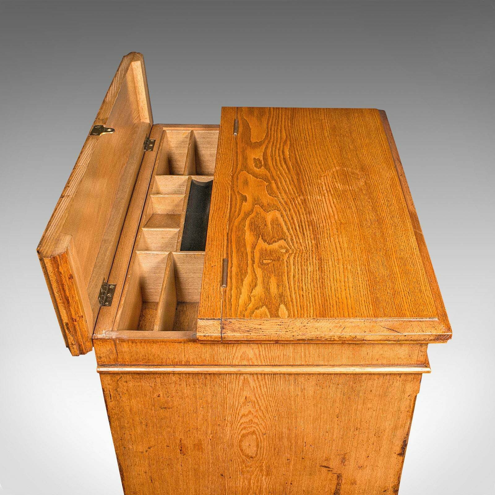 photo furniture Antique Banker's Chest Of Drawers, English, Oak, Tallboy, Maple & Co, Victorian