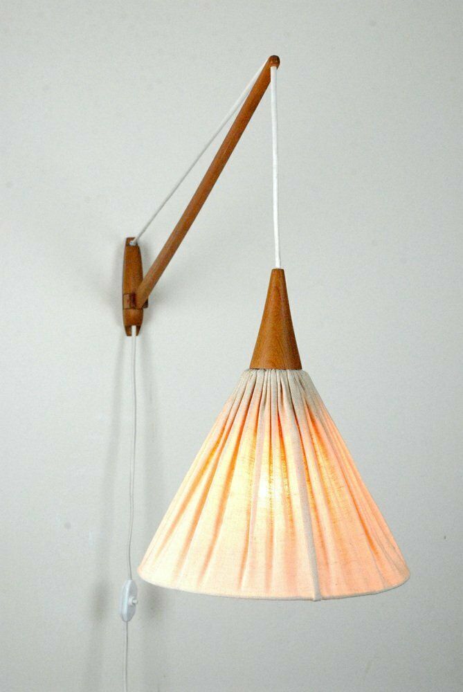 Model 734 Wall Lamp By Uno & östen Kristiansson For Luxus, Vittsjö, Sweden, 1960s photo Lighting