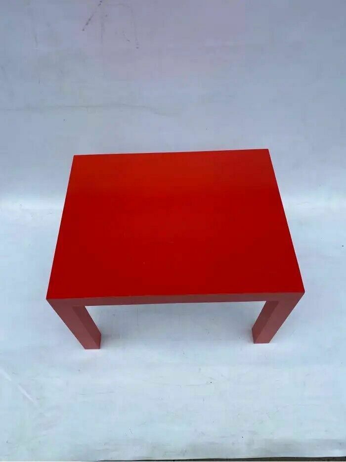 Milo Baughman For Thayer Coggin Formica Red Side Or Coffee Table 1960s Mid Century photo 890.0